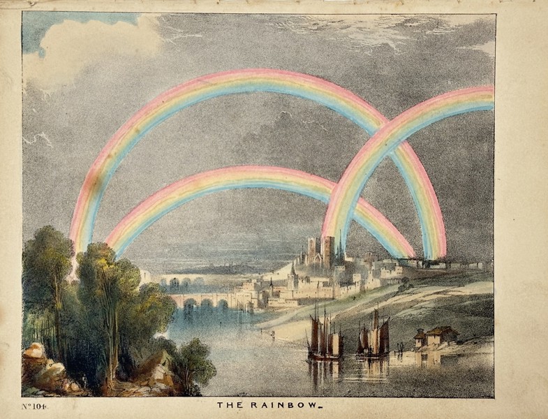 Charles Blunt (1803–1878) – The Rainbow from The Beauty – Hand-Coloured Aquatint - (1849)