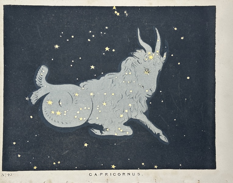 Charles Blunt (1803–1878) – Capricornus – Hand-Coloured Lithograph (c.1820s)