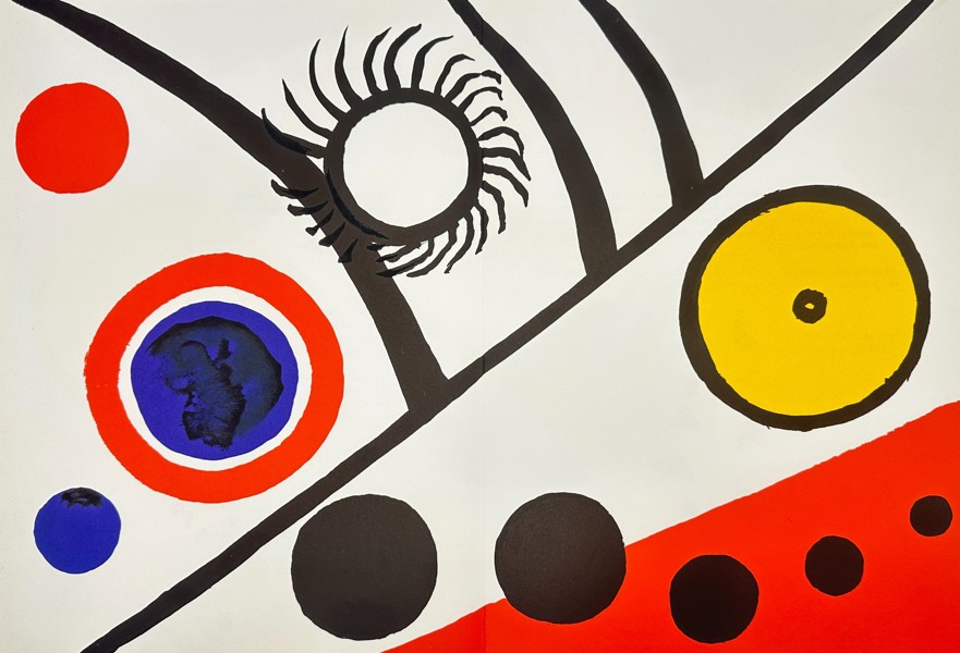 Alexander Calder (1898–1976) - The Sun and the Moon - Original lithography