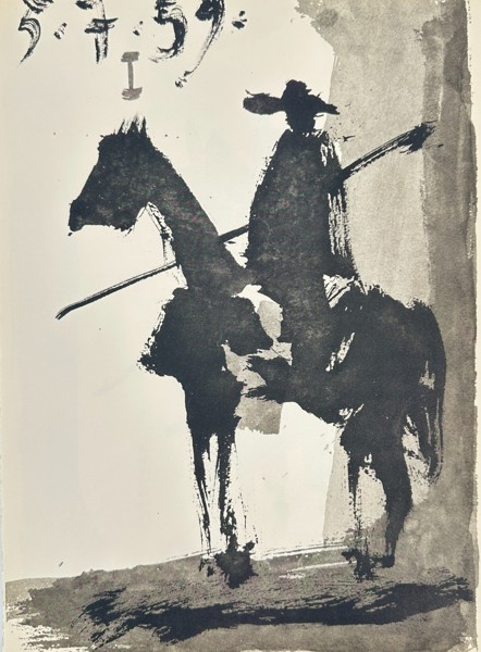 Pablo Picasso (1881–1973) – 5.7.59 I – Ink Drawing from the Toros y Toreros