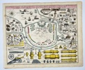 Christoph Weigel (1654–1725) – Plate of the Art of War and Artillery – Hand-Coloured Copperplate Engraving – 1718