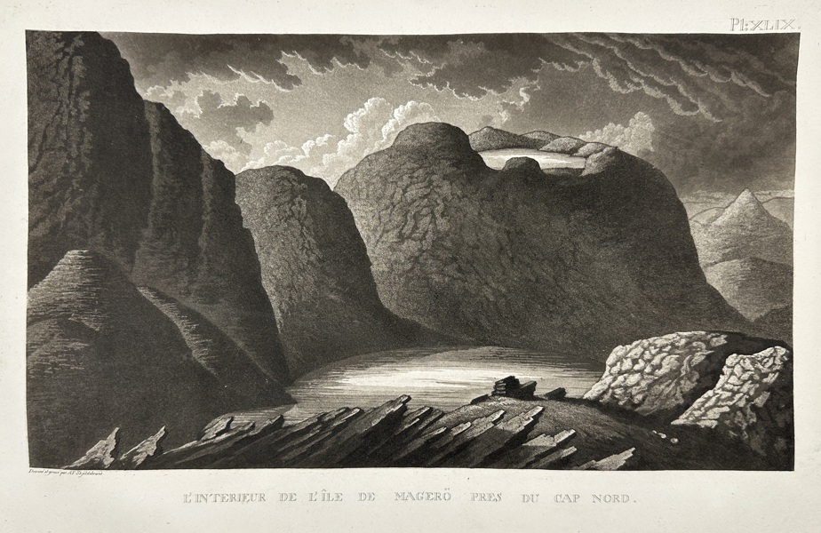 Anders Fredrik Skjöldebrand(1757–1834) – Interior of the Island of Magerø near the North Cape – Aquatint – 1801