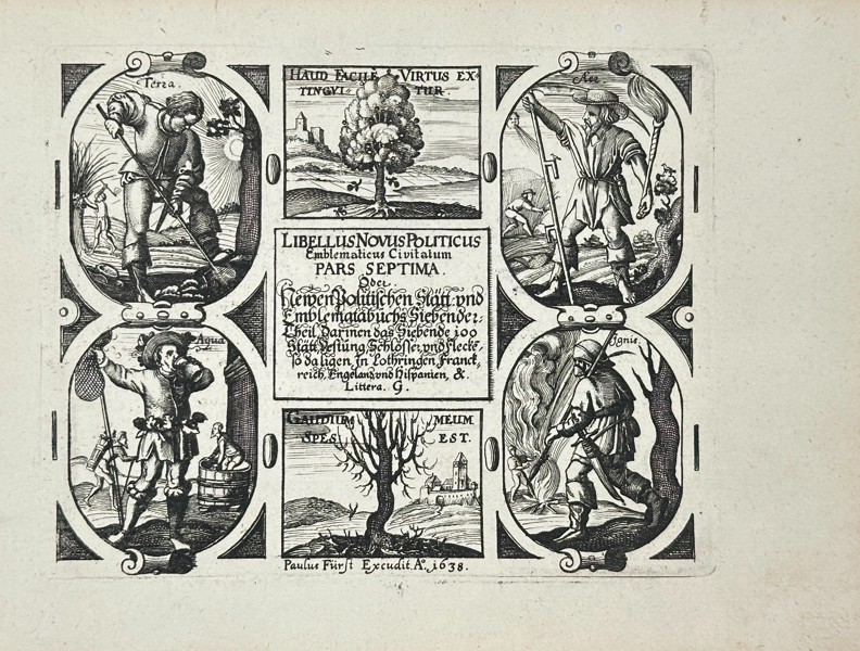 Daniel Meisner (1585–1625) – Title Page - Libellus Novus Politicus Civitatum