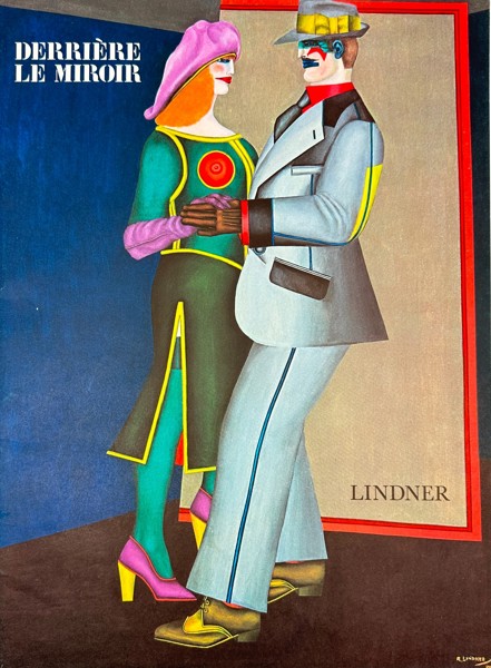 Richard Lindner – Derrière Le Miroir – Illustrated Art Booklet (1971)