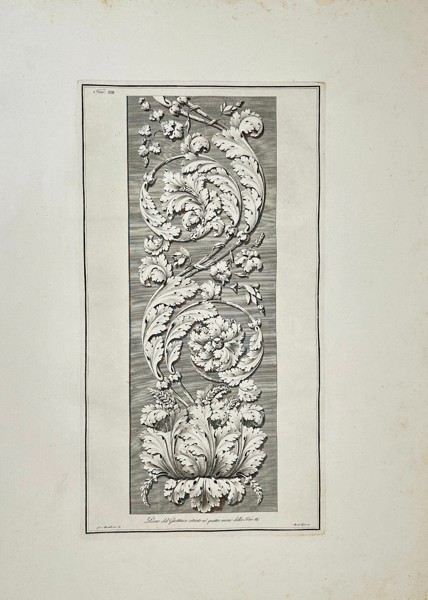 Giocondo Albertolli – Grotesque Ornament Design from the Quarto Muro – Engraving