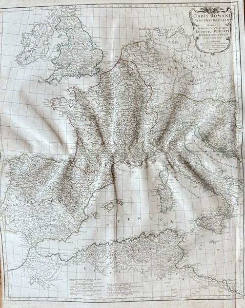 Jean-Baptiste Bourguignon d’Anville – Map of the Western Roman Empire