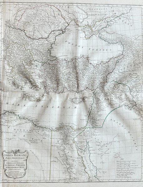 Jean-Baptiste Bourguignon d’Anville – Map of the Eastern Roman Empire