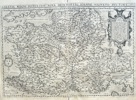 Francois de Belleforest – Map of France (Description Generale de Toute la France) – Woodcut Map (1575)