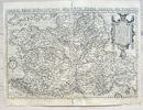Francois de Belleforest – Map of France (Description Generale de Toute la France) – Woodcut Map (1575)