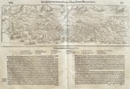 Sebastian Münster (1488–1552) – Map of Genoa (Depiction of the Beautiful and Widely Renowned City of Genoa) – Woodcut (1550)