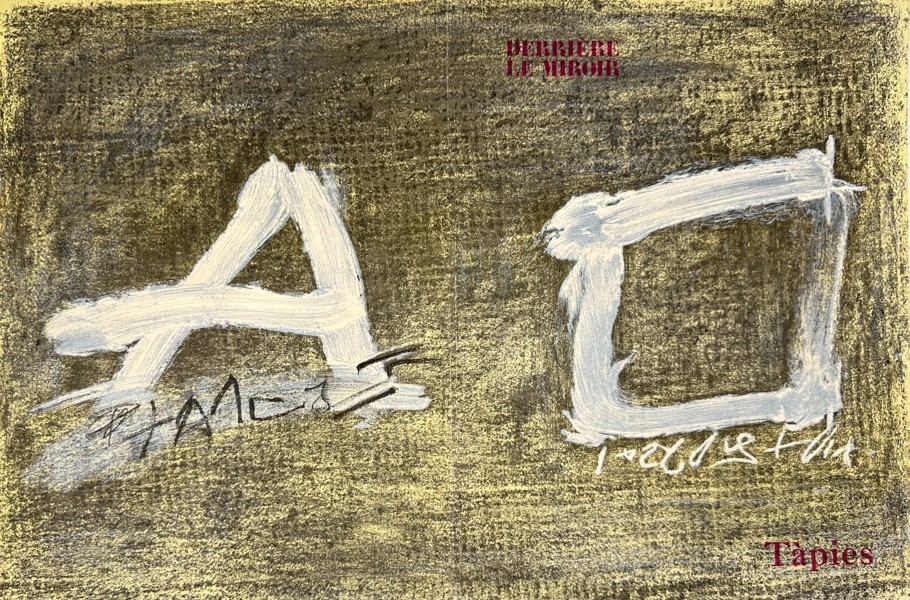 Antoni Tàpies – Á Cortazar – Lithograph from Derrière Le Miroir No. 234 – 1979