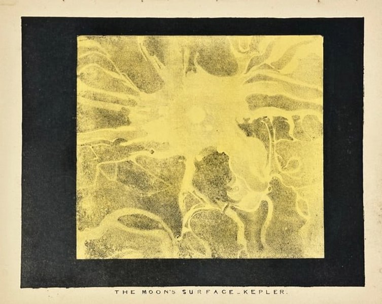 Charles Blunt – The Moon’s Surface: Kepler – Lithograph (c.1840)