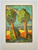 Lars-Gunnar Holmqvist (1913-1974) - Colour Landscape of Sweden - Hand-signed