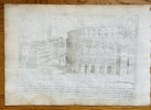 Giacomo Lauro (c. 1550–1630) – Theater of Marcellus with the Savelli Palace – Engraving (c. 1620)