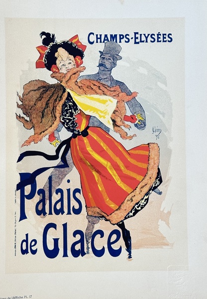 Jules Chéret (1836–1932) – Palais de Glace (Ice Palace) (From "Les Maîtres de l'Affiche") – Lithograph (1894, re-issued 1896)