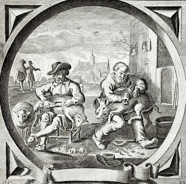 Jacob Cats (1577–1660) – Profit and Loss – Engraving (c. 1655)

