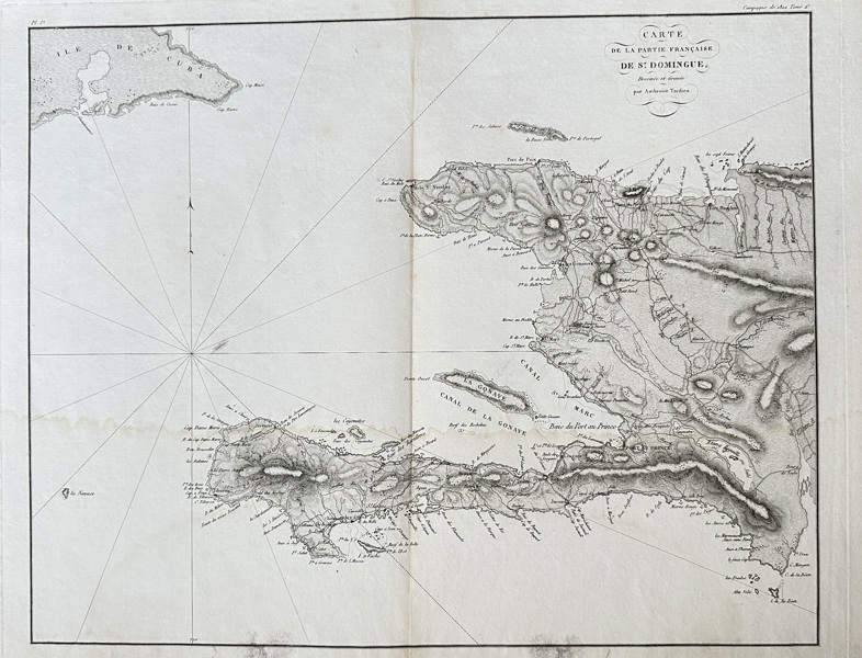 Ambroise Tardieu (1788–1841) – Map of Caribbean - French Part of St. Domingue / Carte De La Partie Francaise De St. Domingue (Haiti)– Engraving (c. 1800)