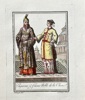 Jacques Grasset de Saint-Sauveur (1757–1810) – Emperor & Noble Woman of China – Hand-coloured engraving (1796)