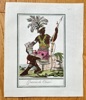 Jacques Grasset de Saint-Sauveur (1757–1810) – Warrior of Congo – Hand-colored Engraving (1797)