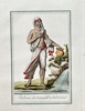 Jacques Grasset de Saint-Sauveur (1757–1810) – Indian Woman from Coromandel in Mourning Attire – Hand-colored Engraving (1797)