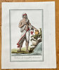 Jacques Grasset de Saint-Sauveur (1757–1810) – Indian Woman from Coromandel in Mourning Attire – Hand-colored Engraving (1797)