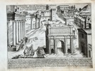 Giacomo Lauro (c. 1550–1605) – Remains of the Arch of Septimius Severus – Engraving (c. 1613)