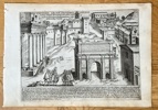 Giacomo Lauro (c. 1550–1605) – Remains of the Arch of Septimius Severus – Engraving (c. 1613)