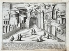 Giacomo Lauro (c. 1550–1605) – Curia Hostilia – Engraving (c. 1613)