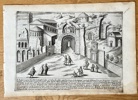 Giacomo Lauro (c. 1550–1605) – Curia Hostilia – Engraving (c. 1613)