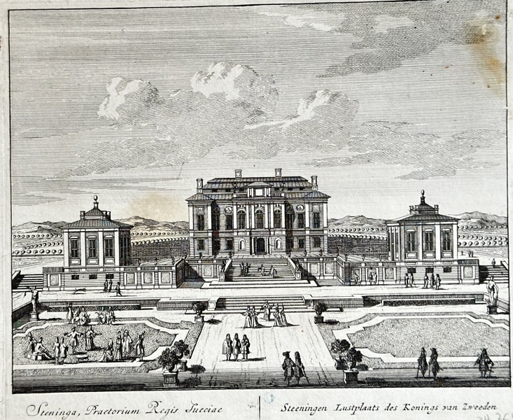 Pieter Schenk (1660–1711) – Steninge Palace of the King of Sweden - Stockholm
 – Engraving (c. 1700)