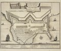 Jacobus van der Schley (1715–1779) after – Map of India - Ground Plan of the Fortress of Coylan - Copperplate Engraving