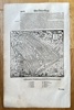 Sebastian Munster (1488–1552) – Switzerland - Plan of Basel – Woodcut (c. 1550)