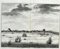 François Valentijn (1666–1727) – Sri Lanka - View of Galle / Punto de Galle – Engraving