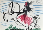 Pablo Picasso (1881–1973) – Horse and Rider – Color lithograph (1959)