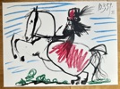Pablo Picasso (1881–1973) – Horse and Rider – Color lithograph (1959)