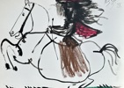 Pablo Picasso (1881–1973) – Horse and Rider – Color lithograph (1959)