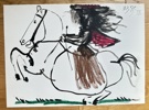 Pablo Picasso (1881–1973) – Horse and Rider – Color lithograph (1959)