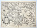 Abraham Ortelius – Map of Greece and the Greek Islands – Copperplate engraving