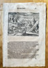 Johann Ludwig Gottfried (c. 1584–1633) and Theodor de Bry (1561–1623) – West Indies Camp Scene – Engraving (c. 1631)