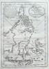 Jacques Nicolas Bellin (1703–1772) – Map of Indonesia and Philippines -  the Philippine, Celebes, and Moluccas Islands - Engraved Map