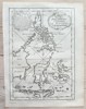 Jacques Nicolas Bellin (1703–1772) – Map of Indonesia and Philippines -  the Philippine, Celebes, and Moluccas Islands - Engraved Map