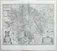 Hendrik Hondius (1573–1650) – Map of Germany - Hesse / Hassia Landgraviatus – Engraved Map