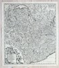 Guillaume Sanson – Map of France and Italy - the Alps and the States of Savoy and Montferrat / CHARTE DELLE ALPI, E DE REGIONI VICINE, OGLIE STATVS SABAUDIÆ ET MONTISFERRATI  - Engraved Map