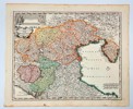Christoph Weigel (1654–1725) – Map of Italy - the Republic of Venice and Lower Lombardy - Hand-Coloured Copperplate Engraving