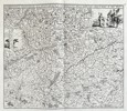 Ferdinand de Wit – Map of Belgium and France - the County of Hainaut and the Bishopric of Cambrai - Copperplate engraving