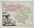 Johann Christoph Weigel (1654–1725) – Map of Austria - Styria / Ducatus Styriae Tabula - Hand-Colored Engraving 