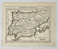 Henri Abraham Chatelain (1684–1743) – Map of Spain and Portugal - Engraving