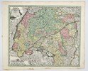 Johann Christoph Weigel (1654–1725) – Map of South-West Germany and Surrounding - Hand-Colored Engraving