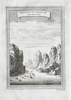 Abbé Antoine François Prévost – Mountains and Straits of Sang Wan Hab – Engravin