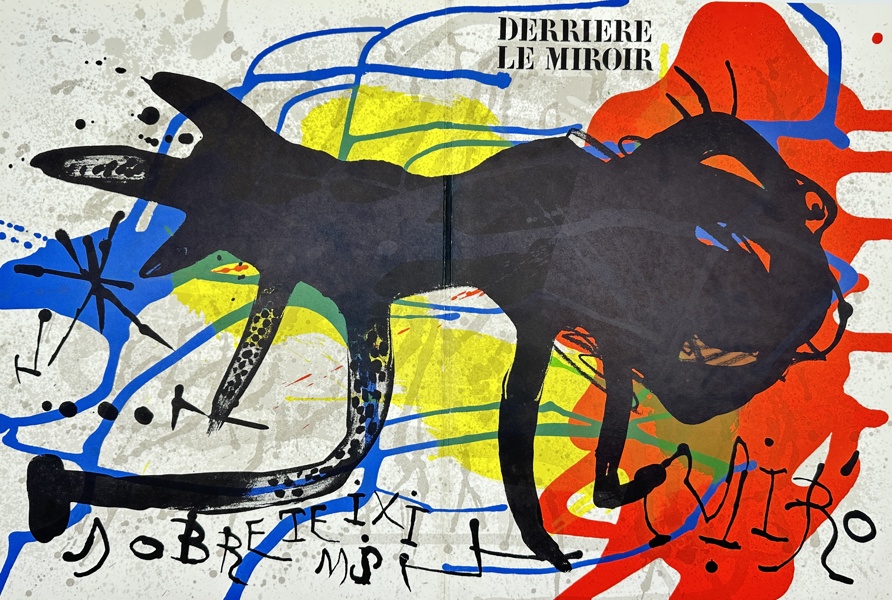 Joan Miro (1893-1983) - Derrière le Miroir. Miró. Sobreteixims, 1973